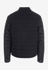 Dolce & Gabbana Logo Plaque Zip-Up Gilet Black G9YG0T GF143 S9000