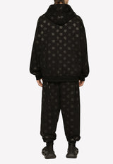 Dolce & Gabbana DG Monogram Print Hoodie G9ZT1T FU7DU HNVAN Black