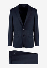 Printed SILK NECKERCHIEF Navy GK0RMT FU3Q7 V0764