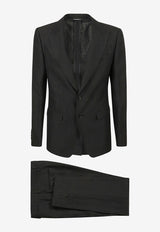 Damier-Print Silk Scarf with DG Logo Black GKAHMT FU4D3 N0000