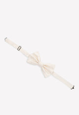 Dolce & Gabbana Bow Tie in Silk GR053E G0U05 W0001 White