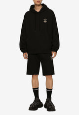 Dolce & Gabbana Embroidered Bermuda Shorts Black GVF8AZ HU7H9 N0000