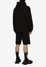 Dolce & Gabbana Embroidered Bermuda Shorts Black GVF8AZ HU7H9 N0000