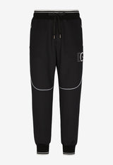 Dolce & Gabbana Logo Monogram Track Pants Black GVSCAZ FUGK6 N0000