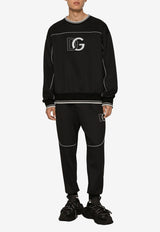 Dolce & Gabbana Logo Monogram Track Pants Black GVSCAZ FUGK6 N0000