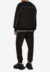 Dolce & Gabbana Logo Monogram Track Pants Black GVSCAZ FUGK6 N0000