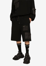 Dolce & Gabbana Logo-Embroidered Cargo Shorts Black GVTTHZ HU7CK N0000