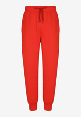 Dolce & Gabbana Logo-Embroidered Track Pants Red GVXEHZ FU7DU R0156