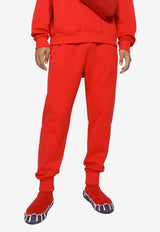Dolce & Gabbana Logo-Embroidered Track Pants Red GVXEHZ FU7DU R0156