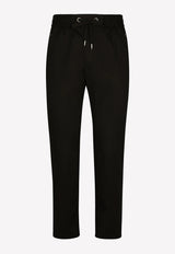 Dolce & Gabbana Drawstring Track Pants GVZAET FUFJR N0000 Black