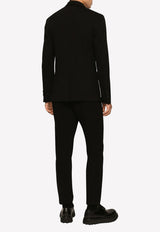 Dolce & Gabbana DG Patch Track Pants GVZAEZ FUGP0 N0000 Black