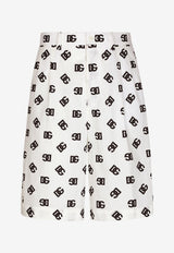 Dolce & Gabbana All-Over Logo Shorts White GVZIXT HS5OO HAVAN