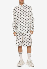 Dolce & Gabbana All-Over Logo Shorts White GVZIXT HS5OO HAVAN