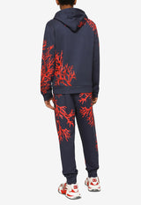 Dolce & Gabbana Logo-Embroidered Shorts Navy GWJVAZ HI7WL HB3VK