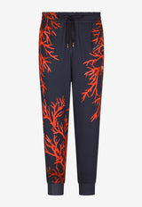 Dolce & Gabbana Logo-Embroidered Shorts Navy GWJVAZ HI7WL HB3VK