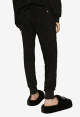 Dolce & Gabbana DG Jacquard Logo Track Pants Black GWT1AT FJ7DK N0000