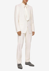 Dolce & Gabbana Wool Tailored Pants White GWZXMT GF816 W0001