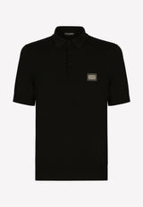 Dolce & Gabbana Polo T-shirt in Wool GXO38T JCVC7 N0000 Black