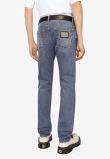 Dolce & Gabbana Slim-Fit Stretch Jeans Blue GY07CD G8FS5 S9001