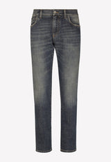 Dolce & Gabbana Skinny-Fit Jeans GY07LD G8GW9 S9001 Blue