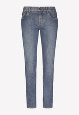 Dolce & Gabbana Skinny-Fit Jeans GY07LD G8HA7 S9001 Blue