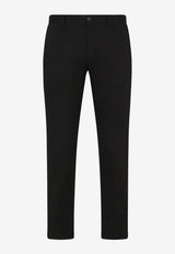 Dolce & Gabbana Stretch Chino Pants Black GY6IET FUFJR N0000