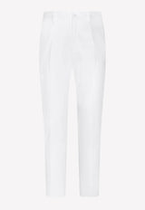 Dolce & Gabbana Stretch Chino Pants GY6IET FUFJR W0800 White