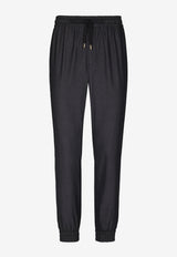 Dolce & Gabbana Wool Track Pants Blue GYUGET GF515 B0339