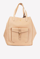 T-Twist Hollywood Leather Tote Bag Tom Ford Oat L1171T-CT3 OAT