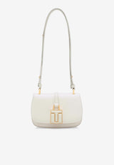 Tom Ford Mini T Padlock Leather Shoulder Bag L1623-LCL315G 1W003 White