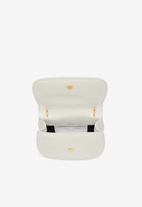 Tom Ford Mini T Padlock Leather Shoulder Bag L1623-LCL315G 1W003 White