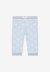 Dolce & Gabbana Kids Baby Boys All-Over Logo Monogram Pants Blue L1JPT0 G7I4K H3VAW