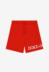 Dolce & Gabbana Kids Baby Boys Logo-Print Shorts Red L1JQH5 G7IXP R0156