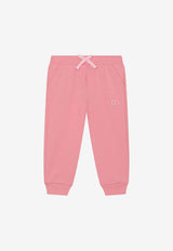 Dolce & Gabbana Kids Baby Girls DG Embroidered Track Pants Pink L2JP8Q G7CD3 F0660