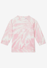 Dolce & Gabbana Kids Baby Girls Tie-Dye Top Pink L2JW7V G7G5E HF4CK
