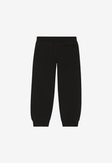 Dolce & Gabbana Kids Girls Logo-Print Track Pants Black L4JPFL G7IXP N0000