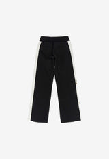 Dolce & Gabbana Kids Girls Logo-Patch Track Pants Black L4JPHS G7I8Y N0000