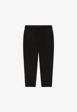 Dolce & Gabbana Kids Girls Logo-Patch Track Pants Black L4JPT0 G7I2P N0000