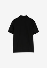 Dolce & Gabbana Kids Boys Logo Polo T-shirt L4JT8V G7I2Q N0000 Black