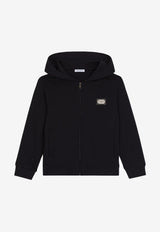 Dolce & Gabbana Kids Boys Zip-Up Hoodie L4JW2V G7I2P B3681 Navy