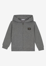 Dolce & Gabbana Kids Boys Zip-Up Hoodie L4JW2V G7I2P S8291 Gray