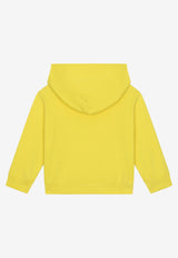 Dolce & Gabbana Kids Boys DG Logo Hoodie L4JWFJ G7H3A A0177 Yellow
