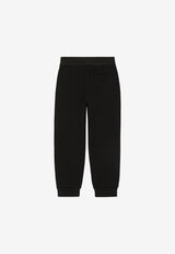 Dolce & Gabbana Kids Girls Logo Track Pants Black L5JP9G G7E3Z N0000