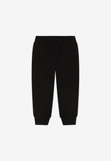 Dolce & Gabbana Kids Girls Gianpiero D’Alessandro Print Track Pants Black L5JP9S G7F9J N0000