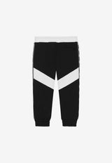 Dolce & Gabbana Kids Girls Colorblocked Track Pants Black L5JPB4 G7JK1 S9000