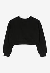 Dolce & Gabbana Kids Girls DG Milano Sweatshirt Black L5JW8S G7I0J N0000