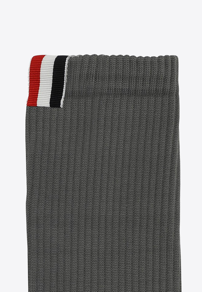 Thom Browne 4-bar Sports Socks Gray MAS158AY6003/M_THOMB-035