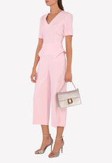 Mugler V-neck Blouse 17S TOPST367431B-3512 Pink