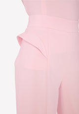 Mugler V-neck Blouse 17S TOPST367431B-3512 Pink