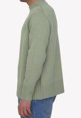 Lanvin Crewneck Cashmere Sweater  RM-PO0004-K400-P23--401 Olive